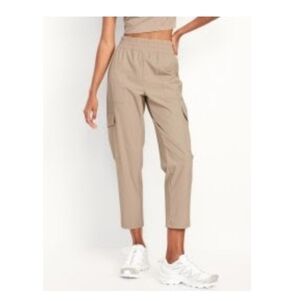Tan And Blue Cargo Pants SET